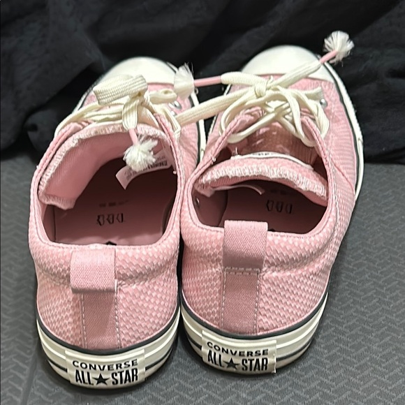 Converse Pink Sneakers with Canvas Upper and White Sole - Picture 3 of 7